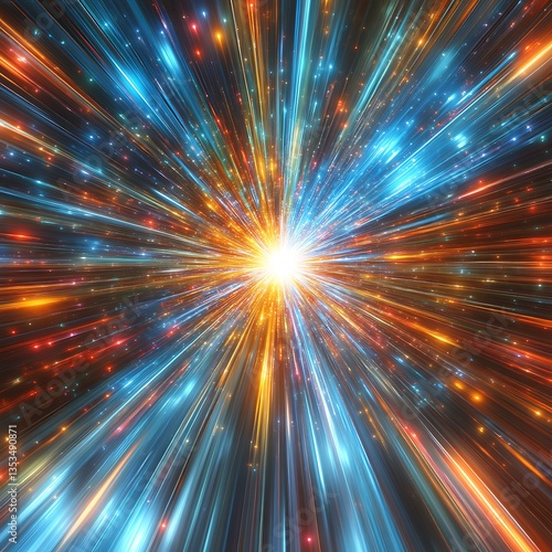 Cosmic rays burst galaxy light speed travel