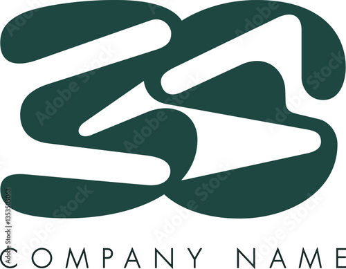 Creative Abstract Initial Letter ES Logo Design