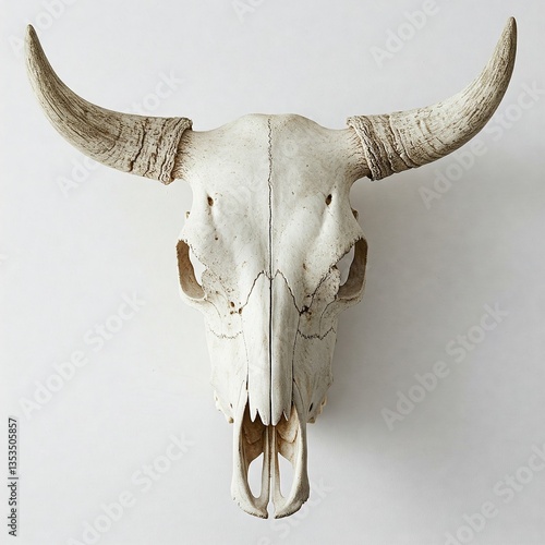 white cow skull animal bone decor wall art  home decor  cow skull with large horns  white cow skull with horns on white background  cow skull home decoration  vintage cowboy skull