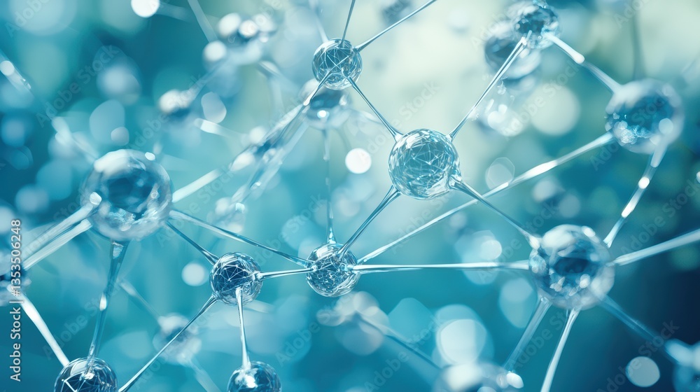 close up view of interconnected molecules showcases intricate structure of molecular networks, evoking sense of scientific exploration and discovery close up view of interconnected molecules showcases intricate structure of molecular networks, evoking sense of scientific exploration and discovery