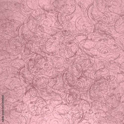 Soft pink abstract textured background with delicate hand-drawn swirl lines. Ideal for romantic designs, stationery, packaging, wallpapers, feminine branding, and elegant creative projects.