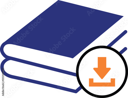 Downloadable eBook or Document Icon.