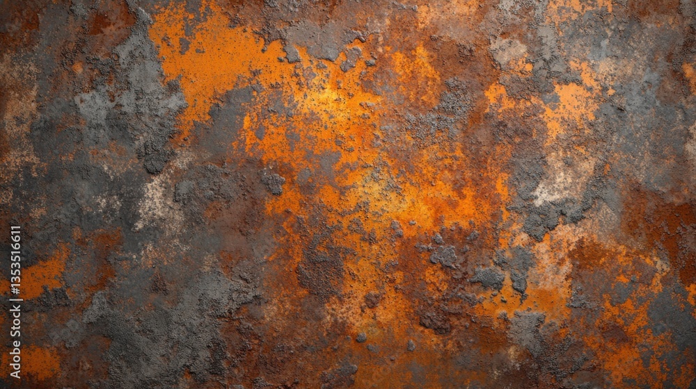 Textured surface with rust and patterns Textured surface with rust and patterns