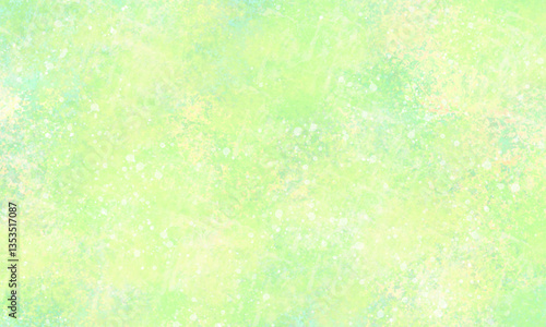 木漏れ日が光る若草みたいな黄緑色の背景