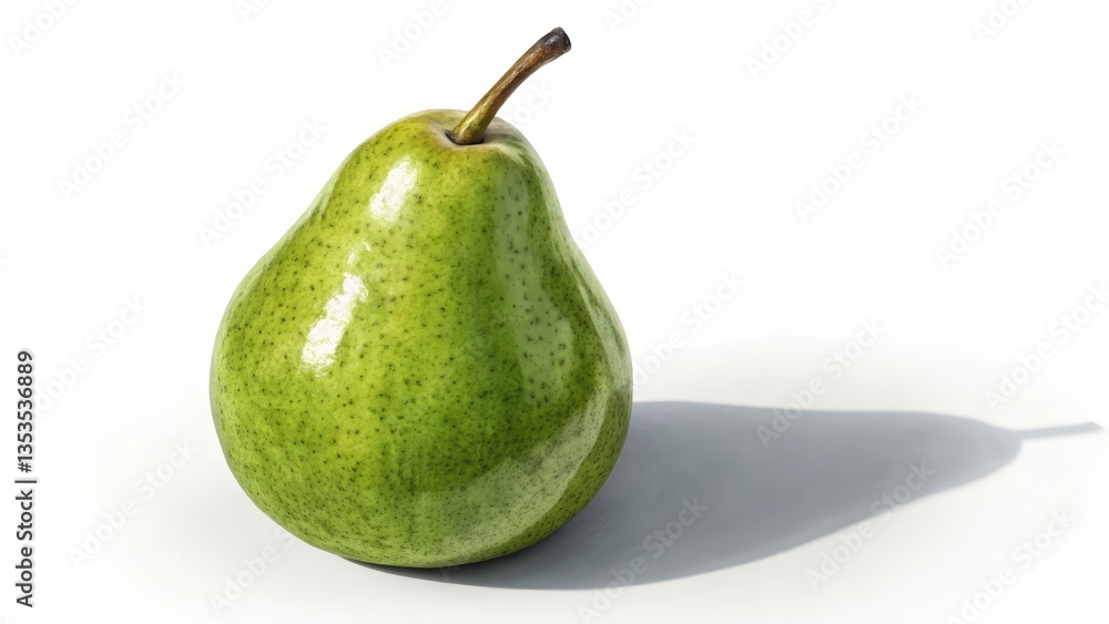 3D Rendered Green Pear Single, Shiny, Isolated Fruit, Pear Photography, Still Life Pear, Fruit 3D Rendered Green Pear Single, Shiny, Isolated Fruit, Pear Photography, Still Life Pear, Fruit