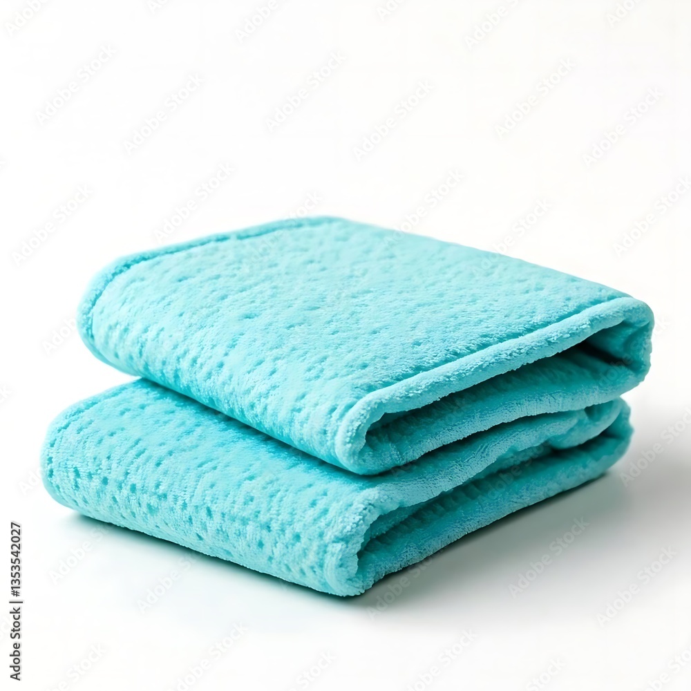 Stack of towels on white background. Stack of towels on white background.