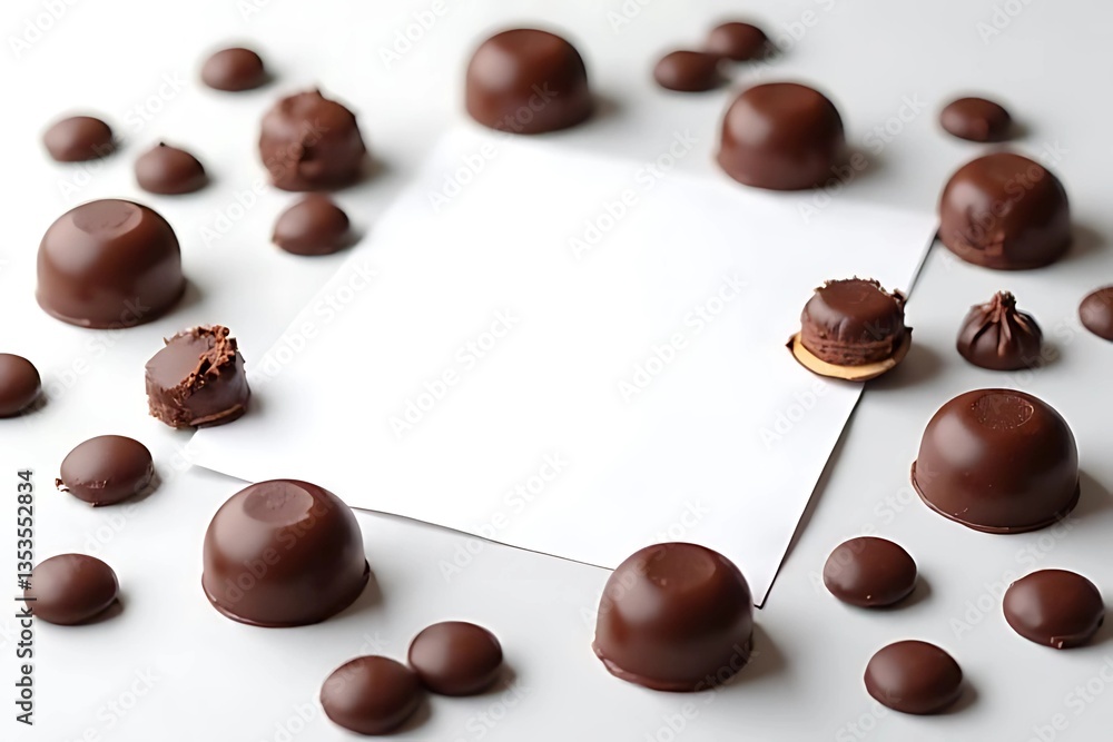 Fototapeta premium shaped chocolates