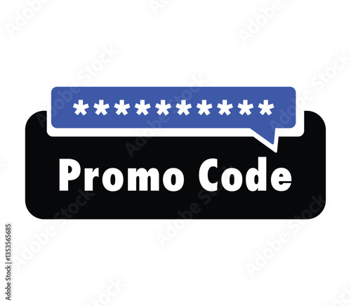 Premium Vector Promo Code Button Label Clipart - High-Quality Design