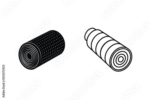 Rolled Materials Mesh, Wire, Coil, Cylinder, Industrial, Supplies, Construction, Engineering, Design
