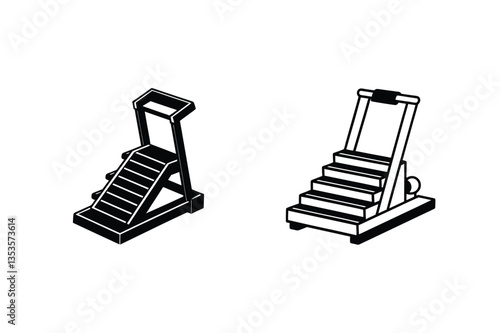 Step-up Machines Fitness Equipment, Workout, Exercise, Stair Climber, Gym, Home, Training, Cardio, He