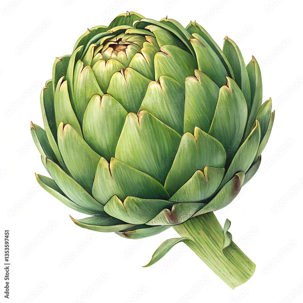 artichoke isolated on white artichoke isolated on white