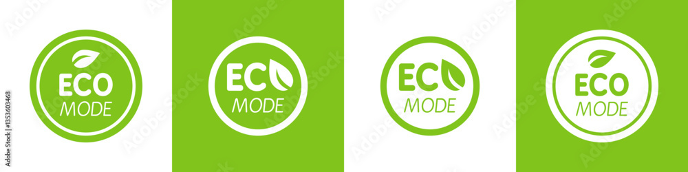 eco mode logo emblem icon sign design vector illustration eco mode logo emblem icon sign design vector illustration