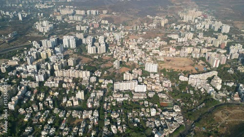 Wallpaper Mural Cinematic Cityscape Views, Drone Perspective of India’s Growing Skylines
 Torontodigital.ca