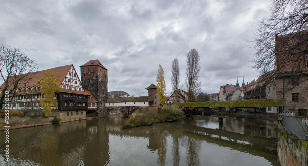 Fototapeta premium Weinstadel, N?rnberg, Bayern, Deutschland