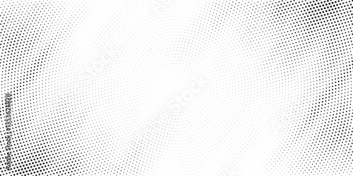 Halftone background vector, abstract backdrop design with two tone pattern and copy space for edit your content