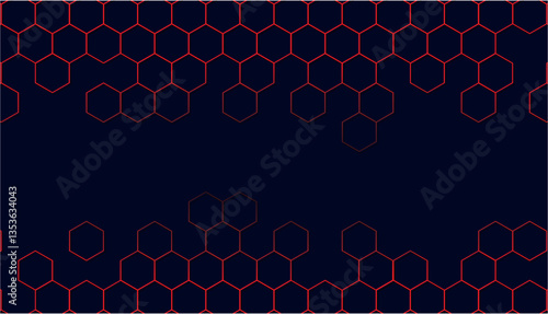 abstract background design template, with line art design characteristics, black background