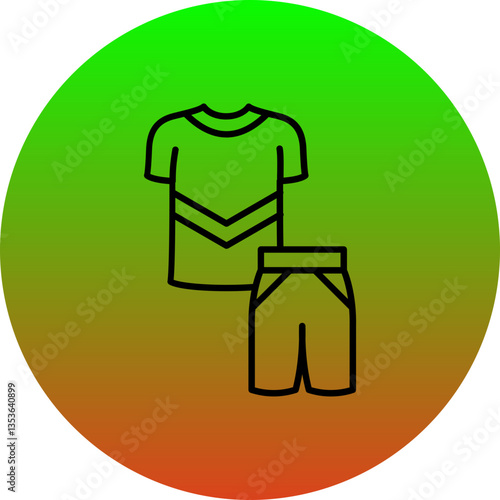 Workout clothes Icon