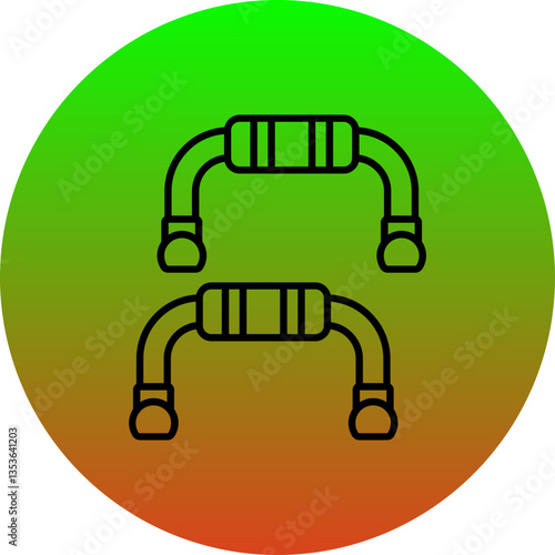 Pushup bars Icon