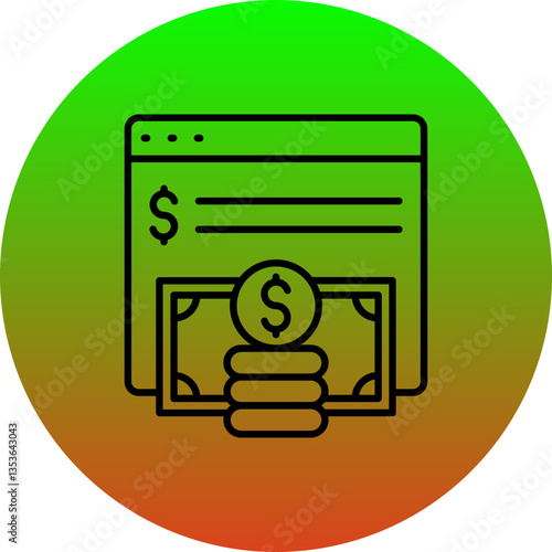 Online money Icon