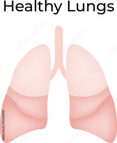 Pleurisy Lung Abscess Vector Illustration