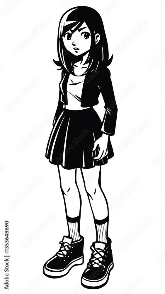 Women black silhouette isolated vector Women black silhouette isolated vector