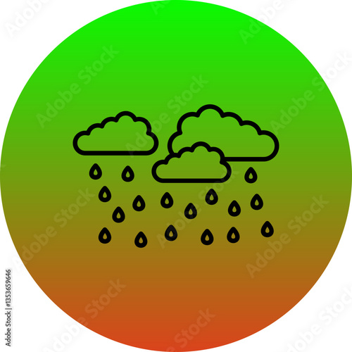 Heavy rain Icon