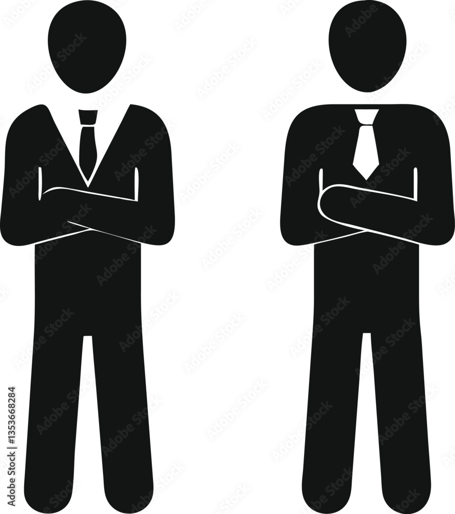 Businessman Silhouette Vector – Professional Corporate Icon Illustration Businessman Silhouette Vector – Professional Corporate Icon Illustration