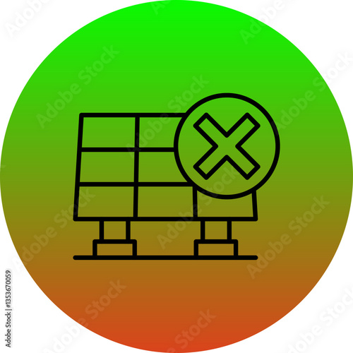 Solar fault Icon