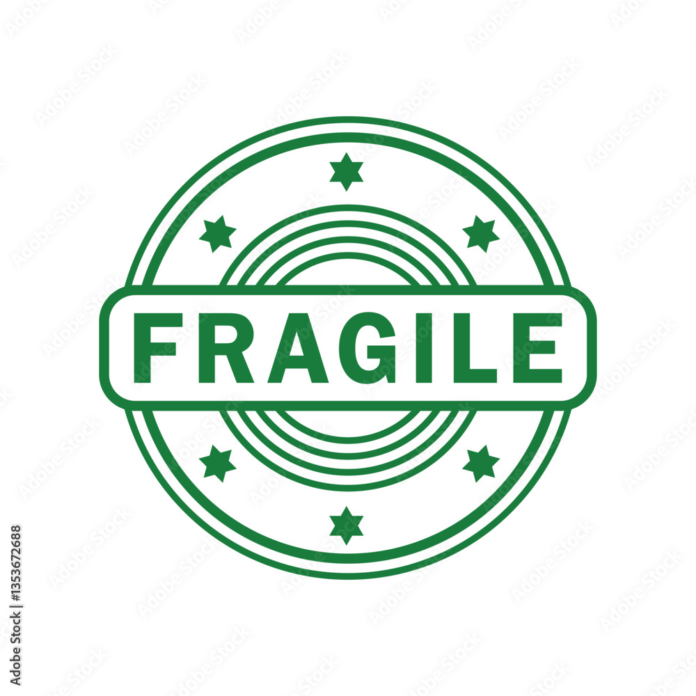 green fragile rubber stamp, icon, flat, design, vector, illustrations, education, style, trendy, collections green fragile rubber stamp, icon, flat, design, vector, illustrations, education, style, trendy, collections