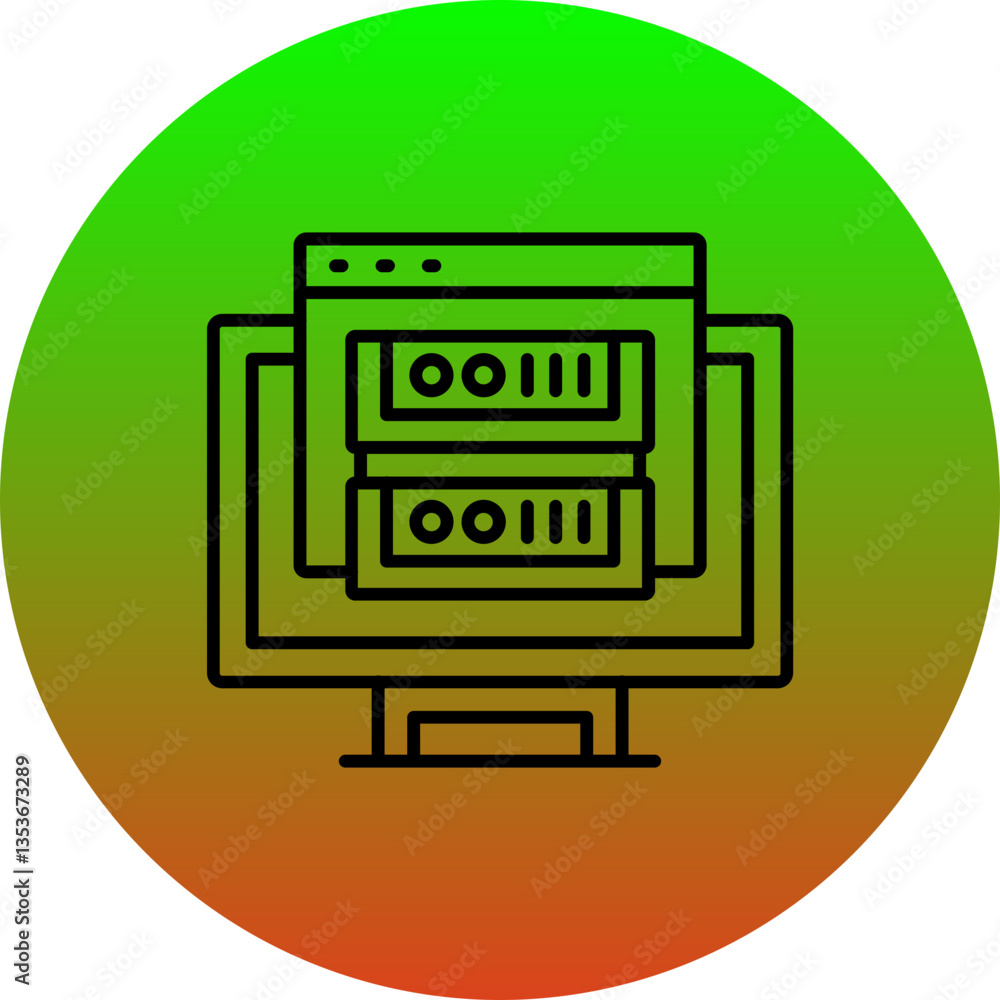 Online server Icon Online server Icon