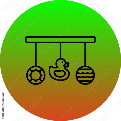 Baby crib Icon