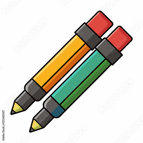 dual tip brush markers for artistic notes 