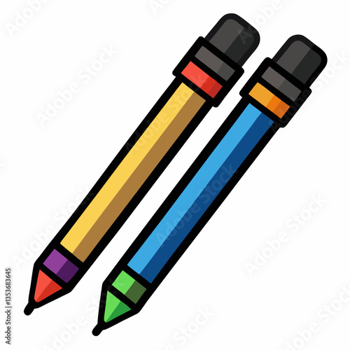 dual tip brush markers for artistic notes 