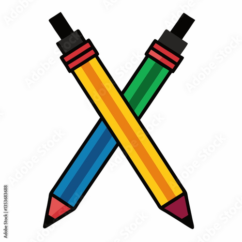 dual tip brush markers for artistic notes 