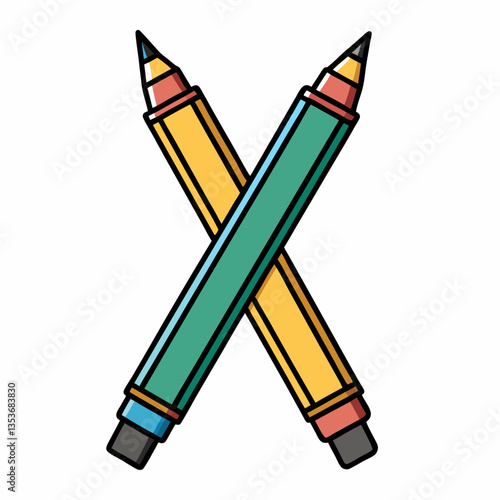 dual tip brush markers for artistic notes 