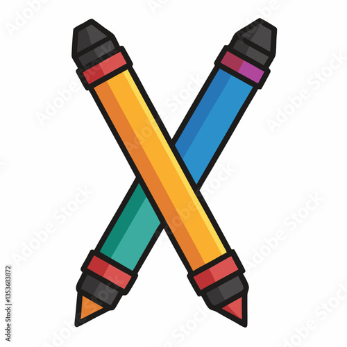 dual tip brush markers for artistic notes 