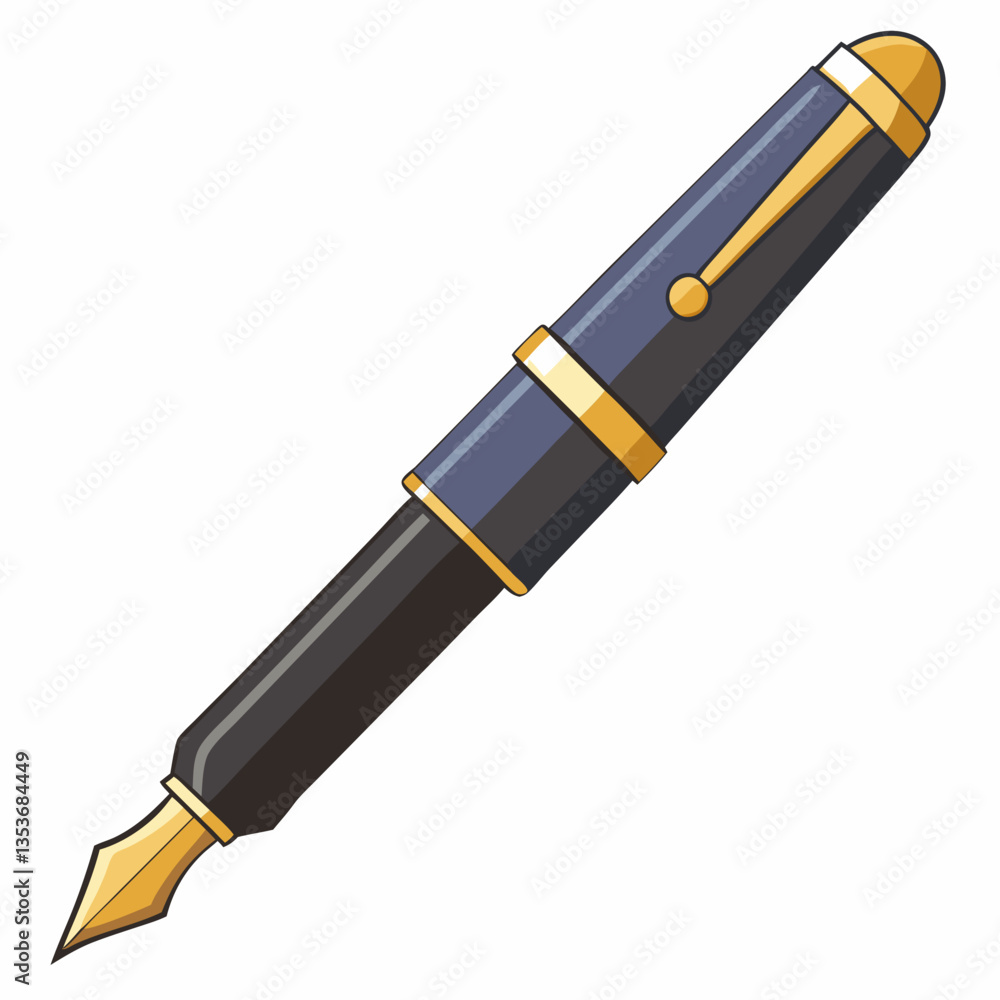 refillable fountain pen with elegant design refillable fountain pen with elegant design