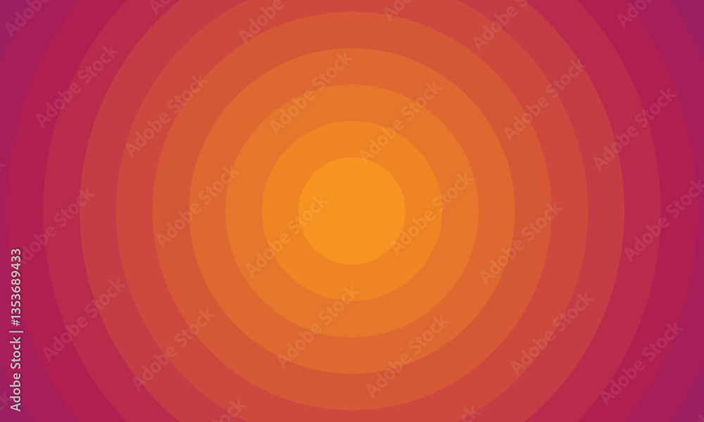 Colourful circle background. minimal abstract radial pattern with soft gradient for modern design. Vector illustration