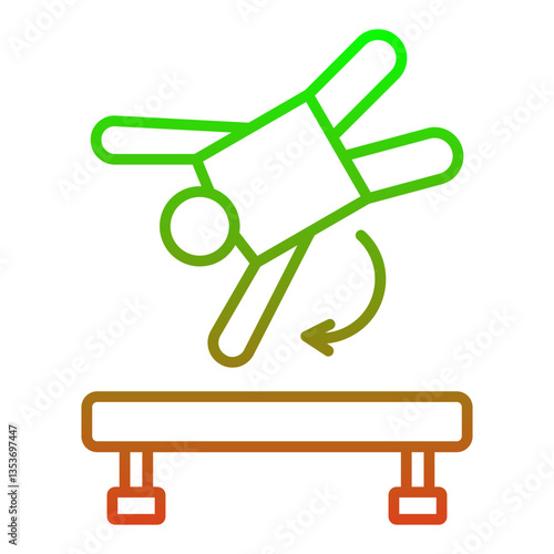 Acrobat jump Icon