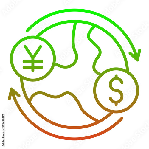 Global currency Icon