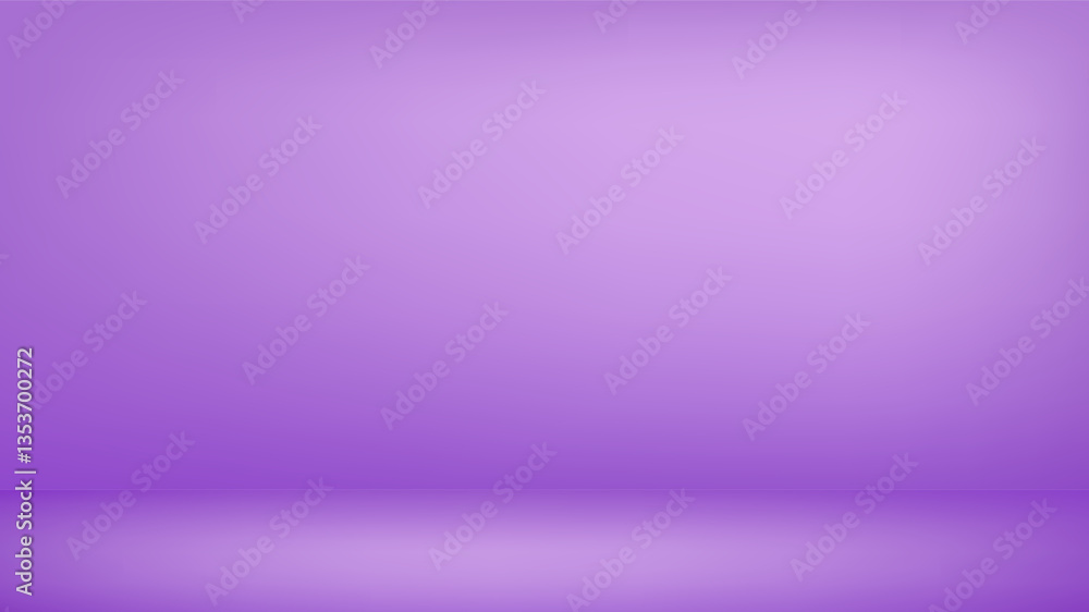Pastel purple studio background with spot light and shadow. Empty room with monochrome wall and floor, color gradient. Vector horizontal banner for product presentation, realistic HD back template. Pastel purple studio background with spot light and shadow. Empty room with monochrome wall and floor, color gradient. Vector horizontal banner for product presentation, realistic HD back template.