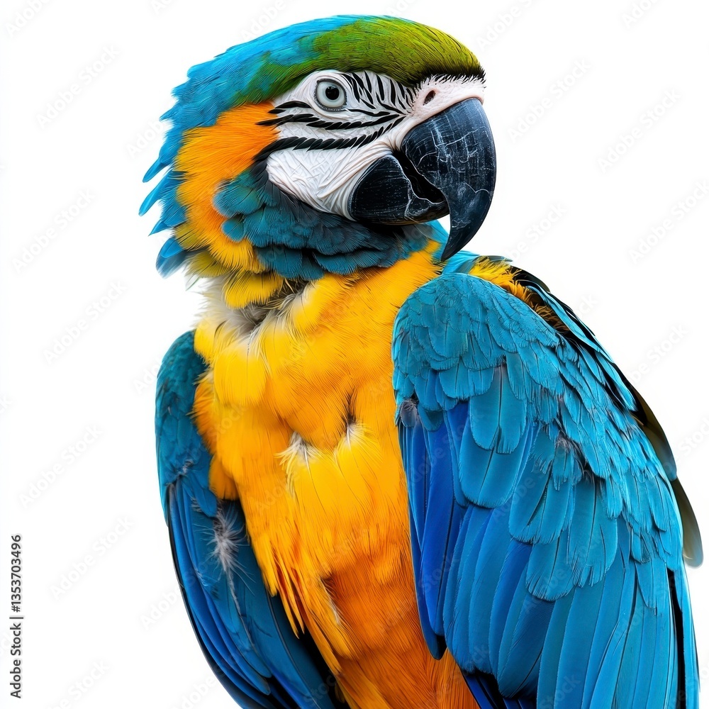 Fototapeta premium Vibrant Parrot in Nature