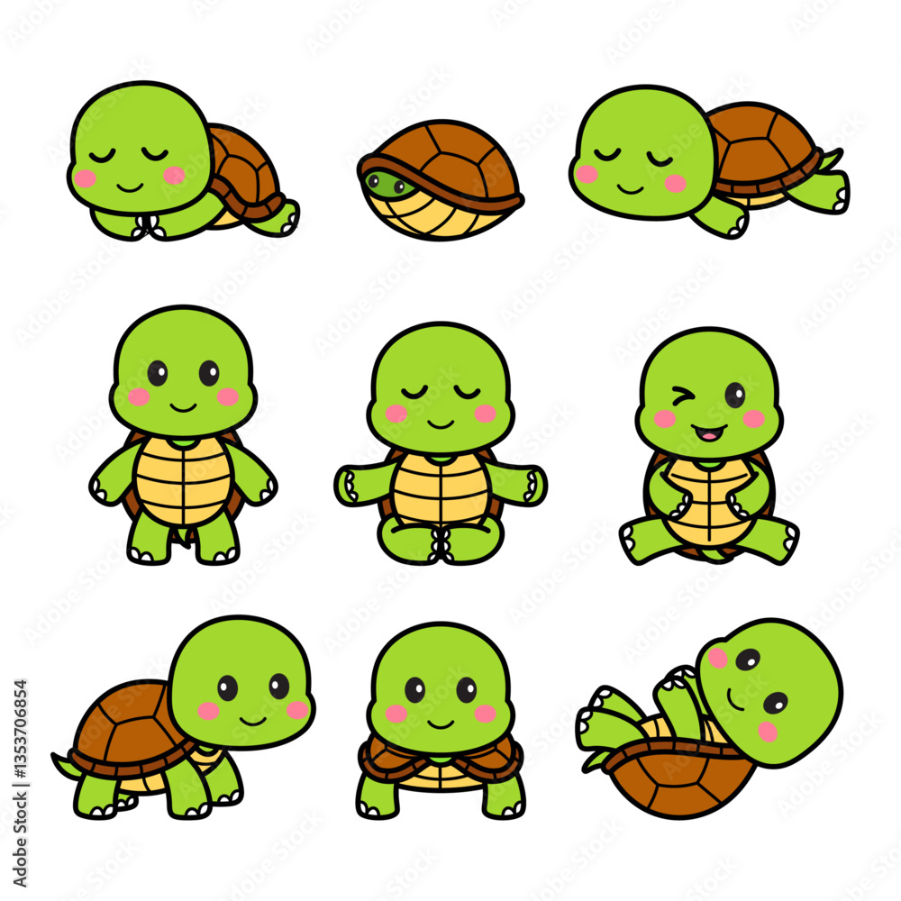 Obraz premium Turtle Cartoon