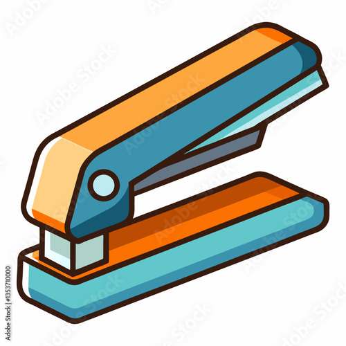 stapler isolated on white