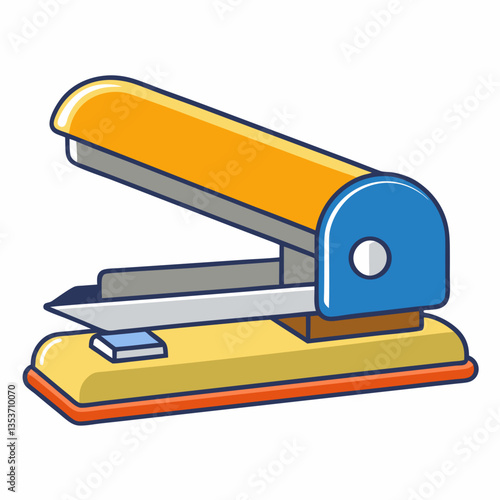 stapler isolated on white