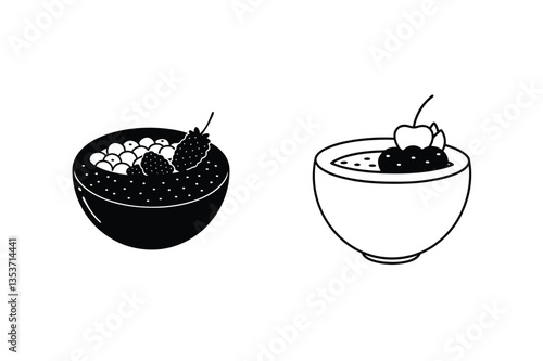 Delicious Berry Bowls Breakfast Parfaits, Healthy Snacks, Sweet Treats