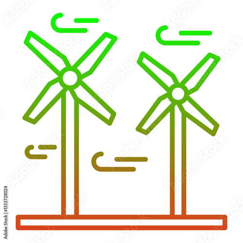 Wind turbine Icon