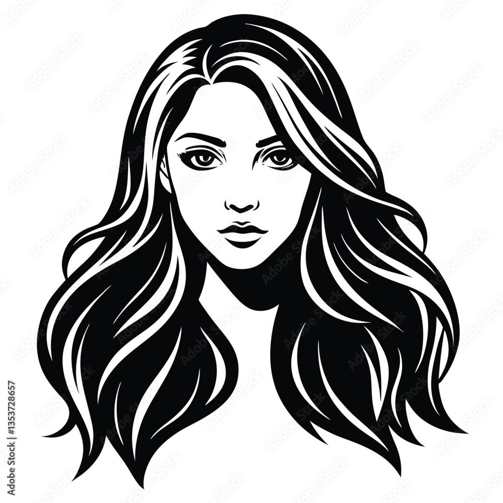 hairstyles black silhouettes of hairstyles for girls