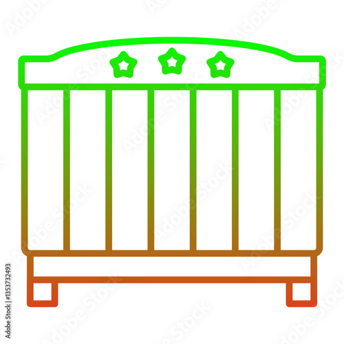 Baby crib Icon