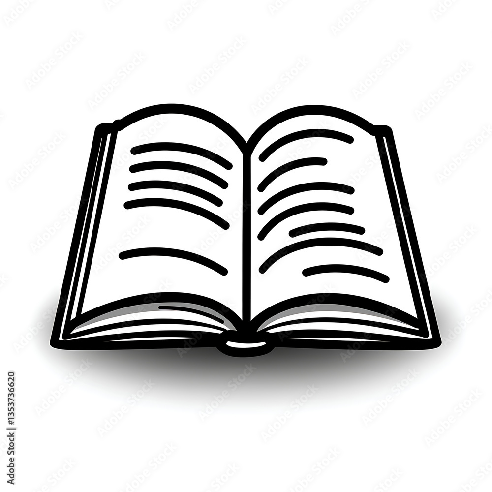 Open pages book logo for education high resolution picture Open pages book logo for education high resolution picture